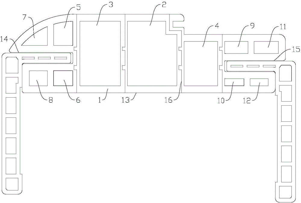 Plastic mold for novel split type wood plastic door frame