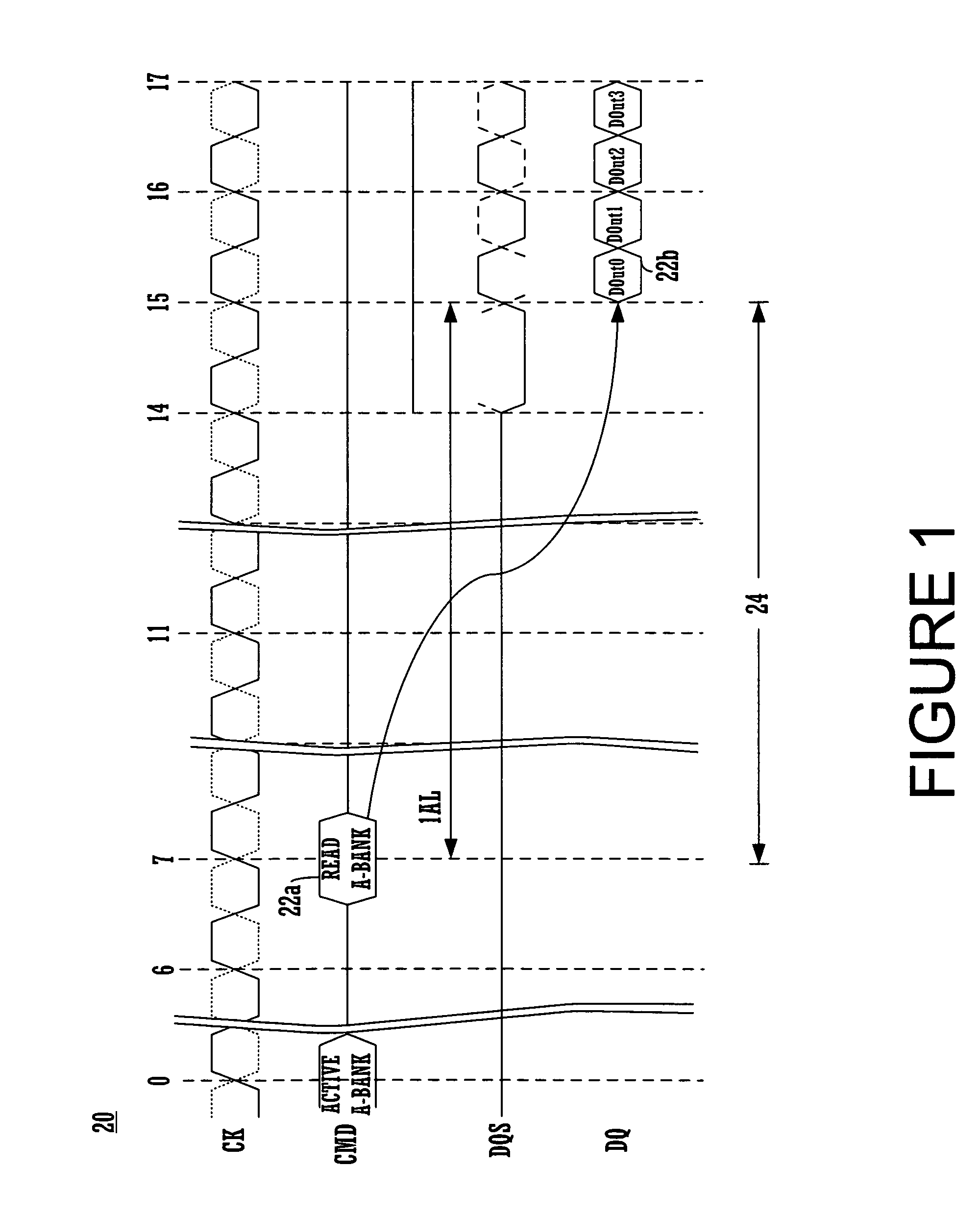 Method and system for efficiently executing reads after writes in a memory employing delayed write data