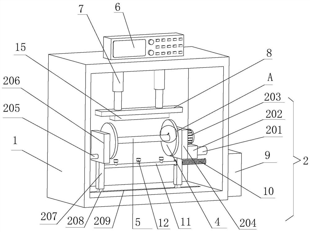 Mechanical winding device for textile technology