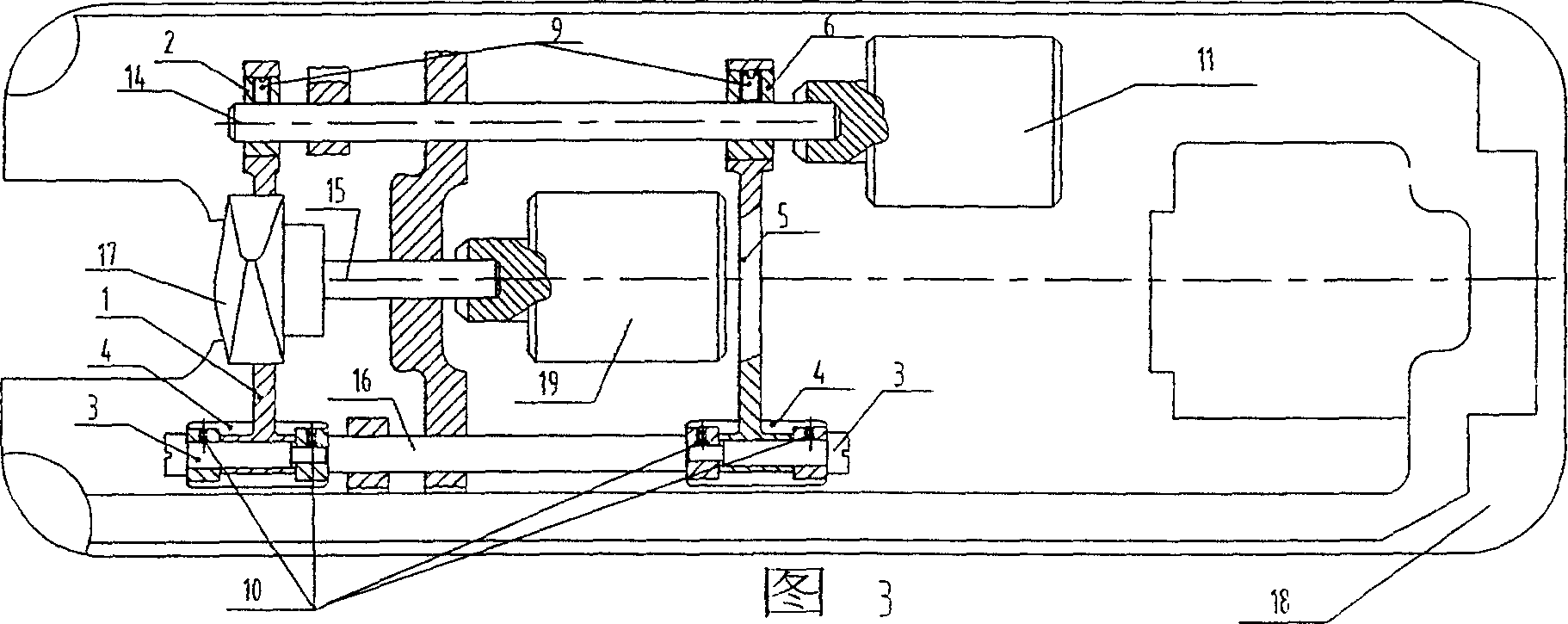 Servo drive mechanism of sewing machine