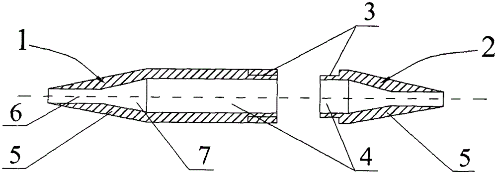 Quick connector of iron wire