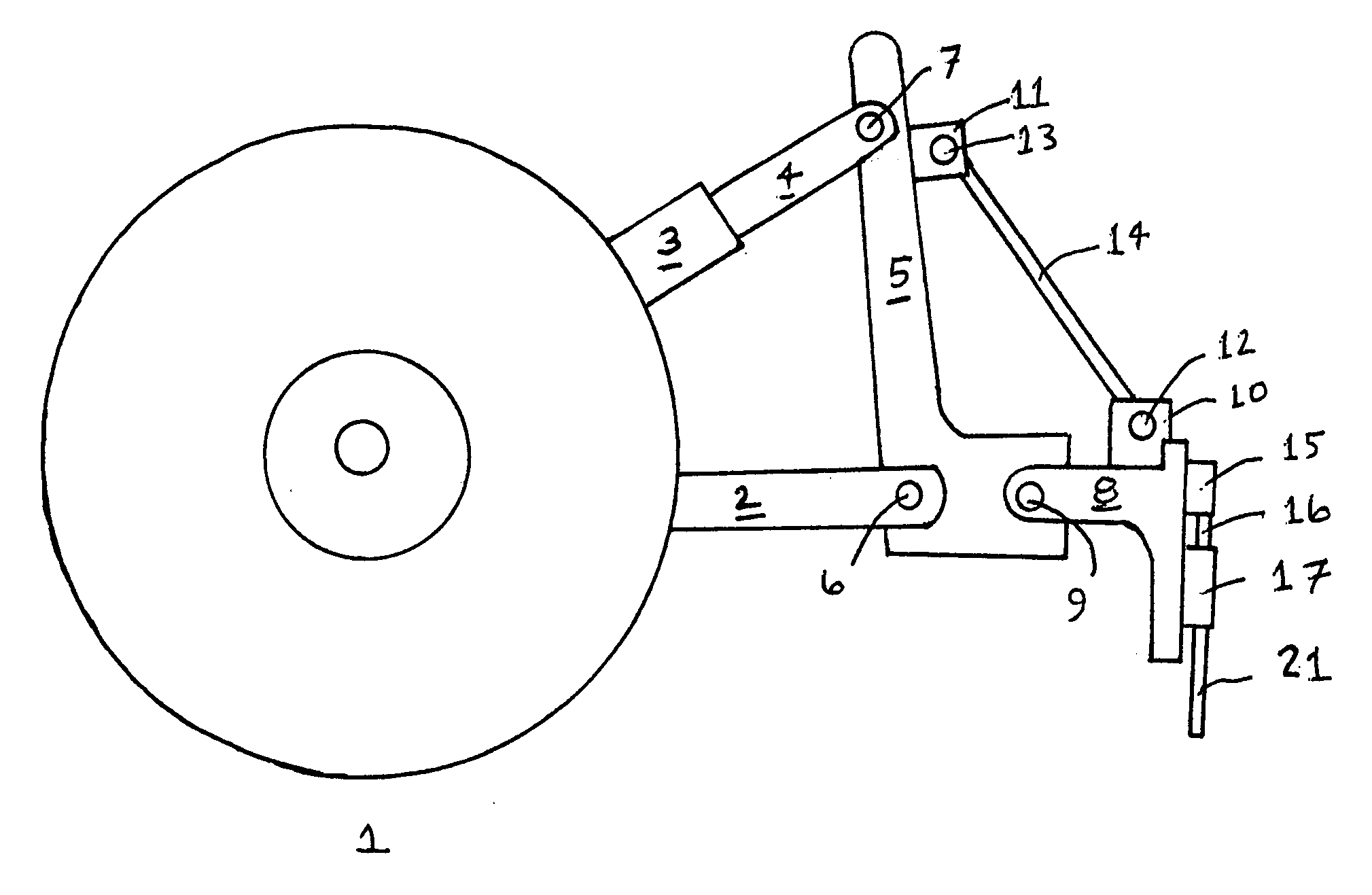 Grapple apparatus for a three point hitch