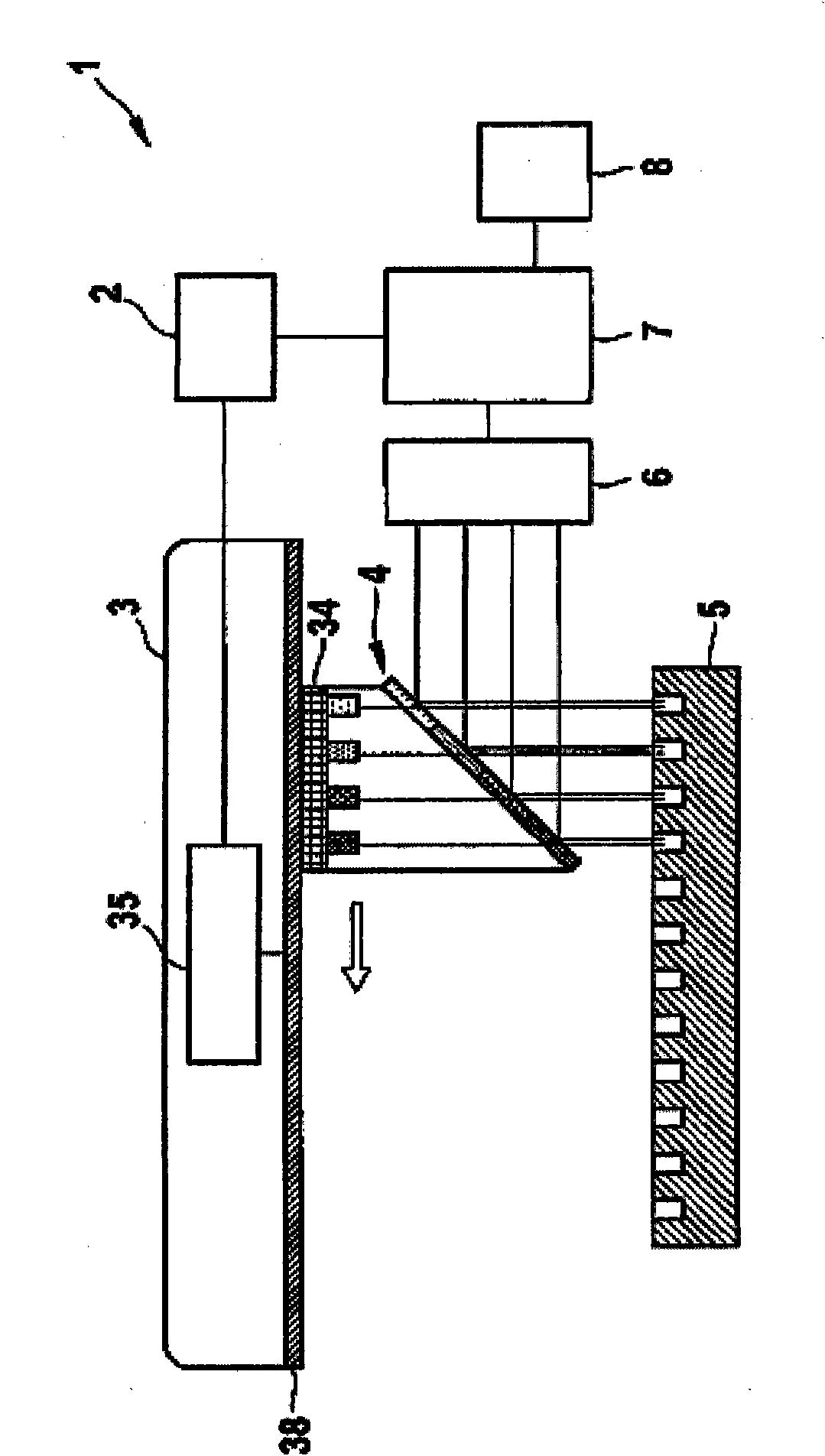Device and method for radiometric measurement of plurality of samples