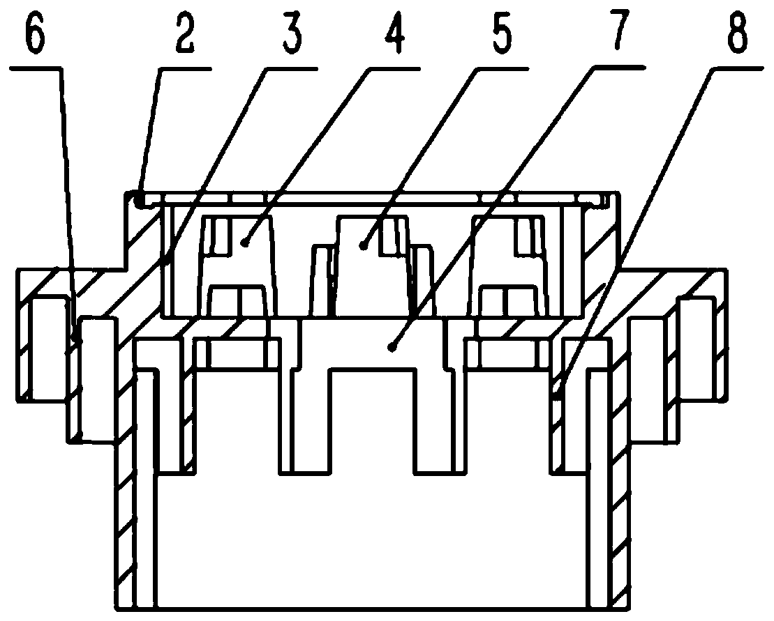 Insulation frame structure for press-contact IGBT