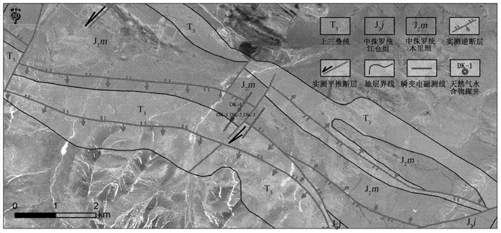 Transient electromagnetic prospecting method and device for natural gas hydrate in permafrost zone