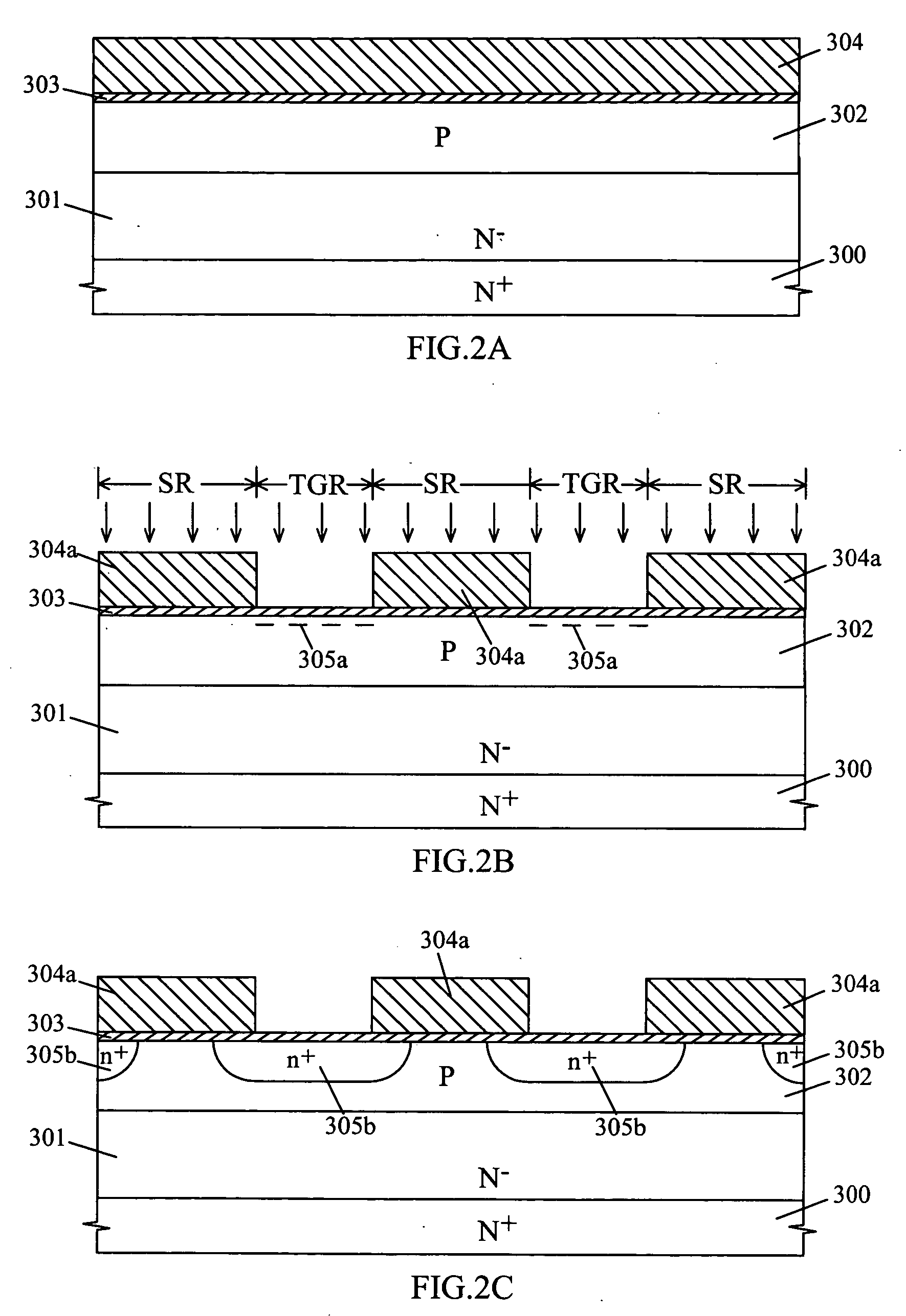 Self-aligned trench-type DMOS transistor structure and its manufacturing methods