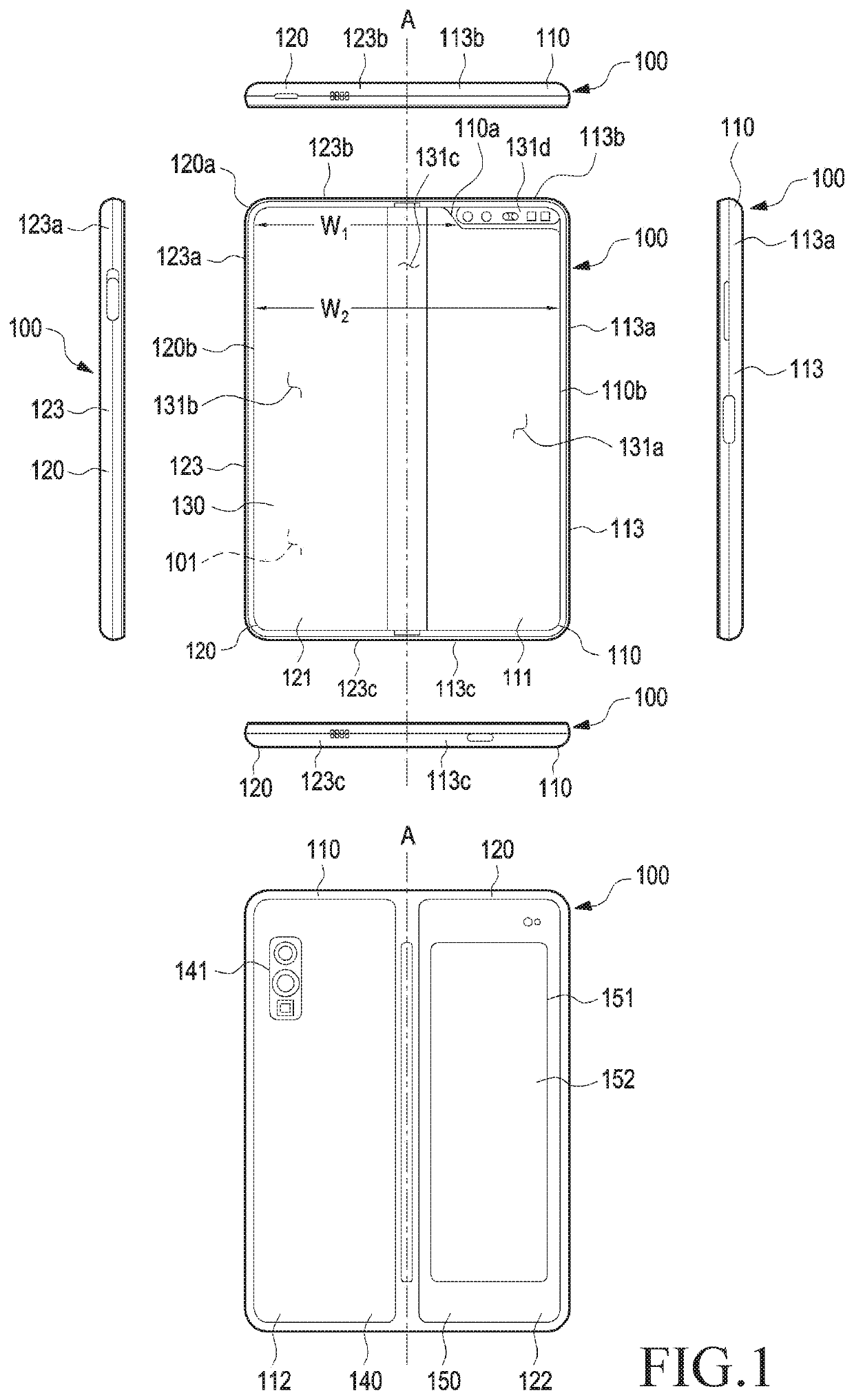 Electronic device including elastic member