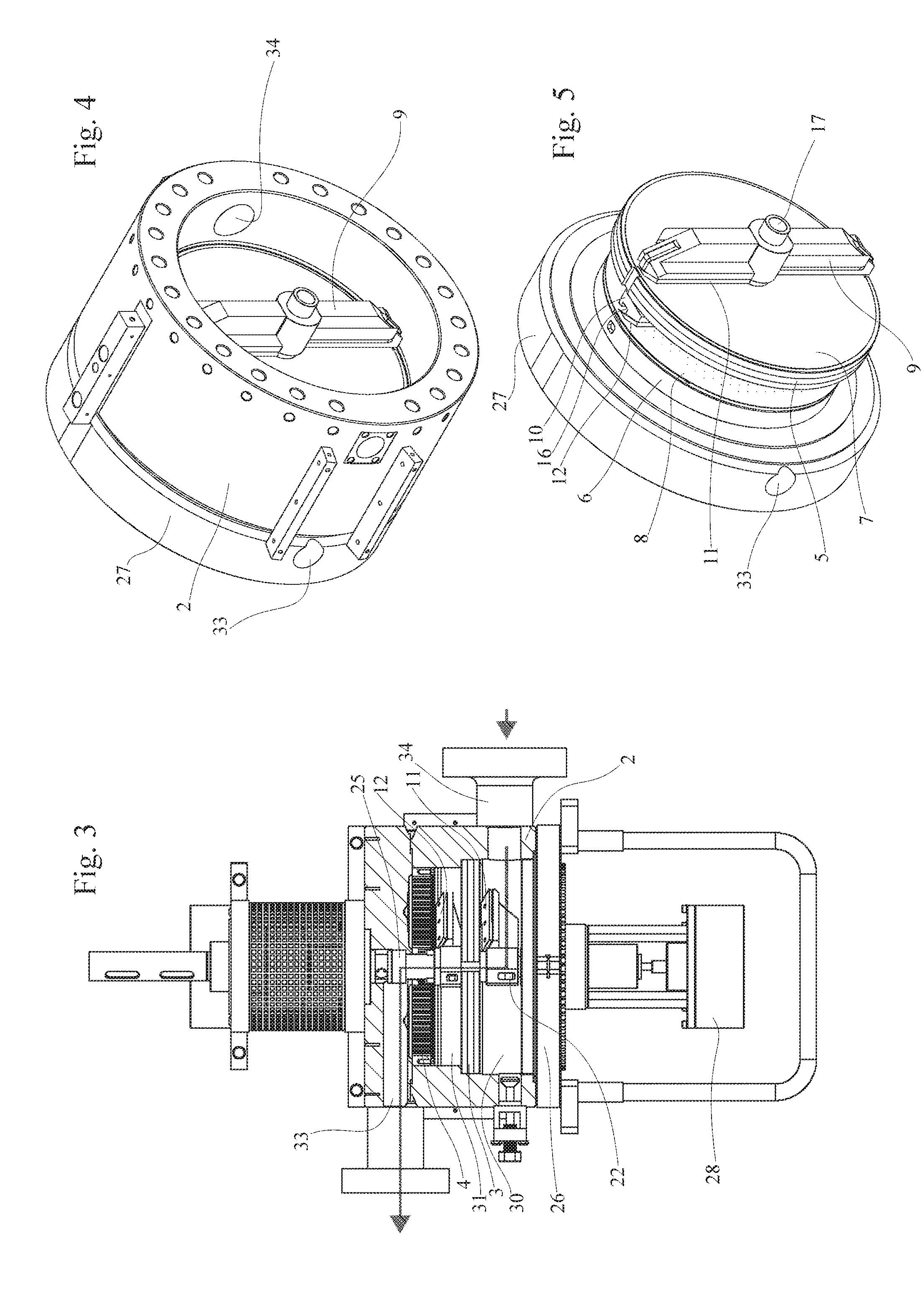 Filter for plastic material