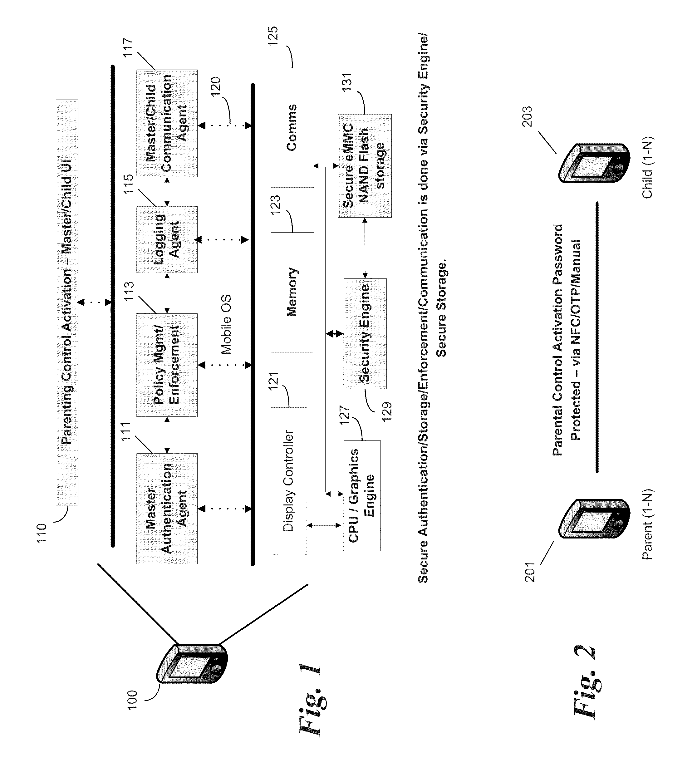 Method and apparatus for bearer and server independent parental control on smartphone, managed by the smartphone