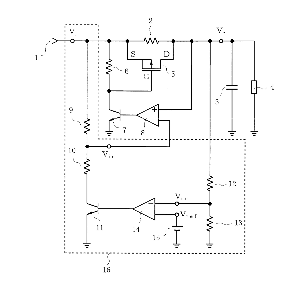 Inrush current prevention circuit