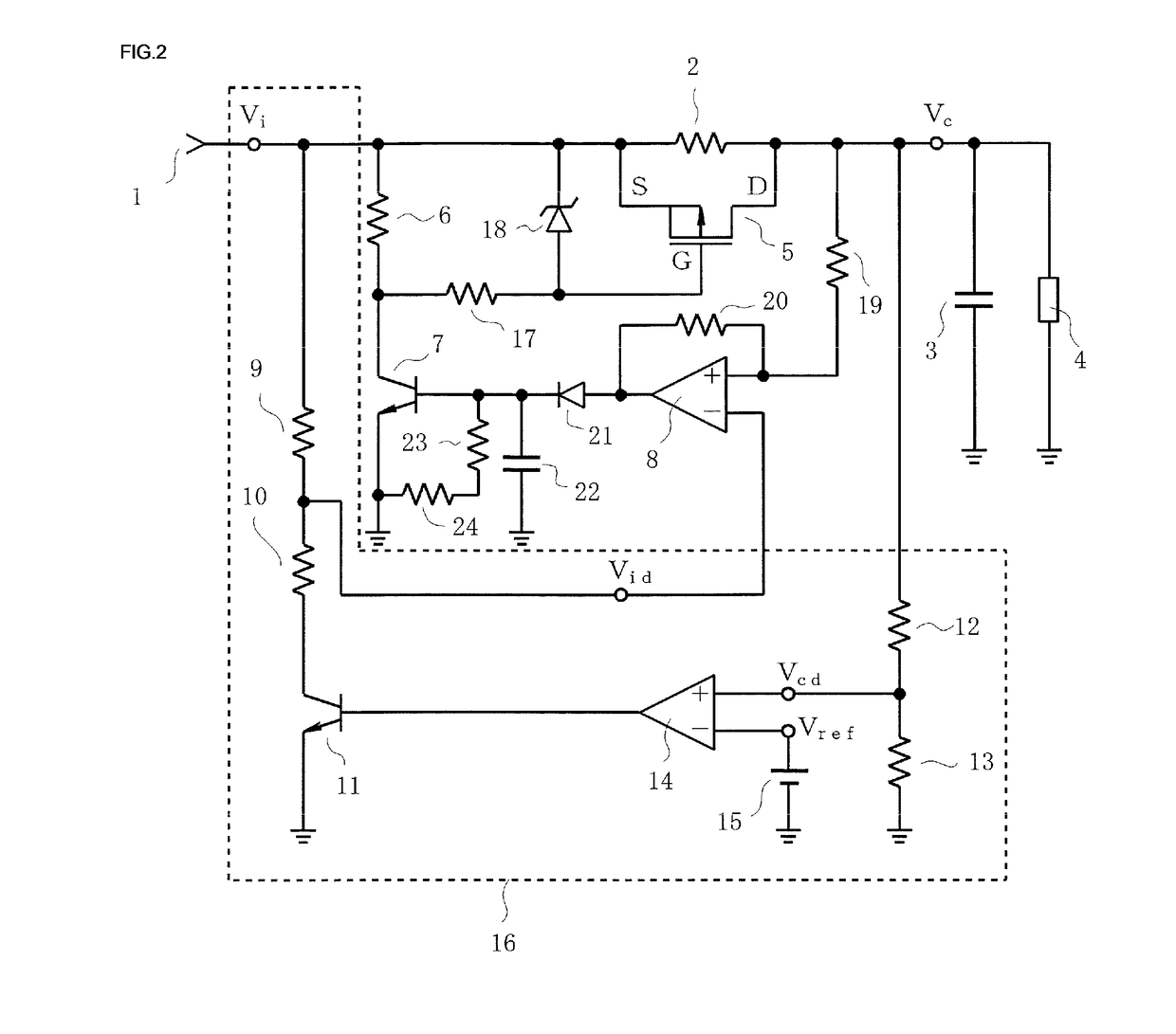 Inrush current prevention circuit