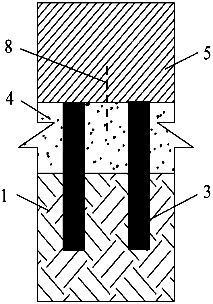 A kind of anti-seismic support structure and construction method of pile foundation retaining wall containing EPS buffer layer