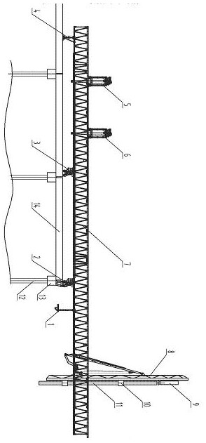 Piling and bridging construction all-in-one machine and construction method thereof