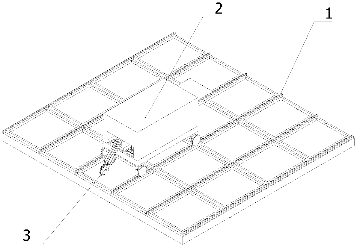 Automatic planting device for farmland tests