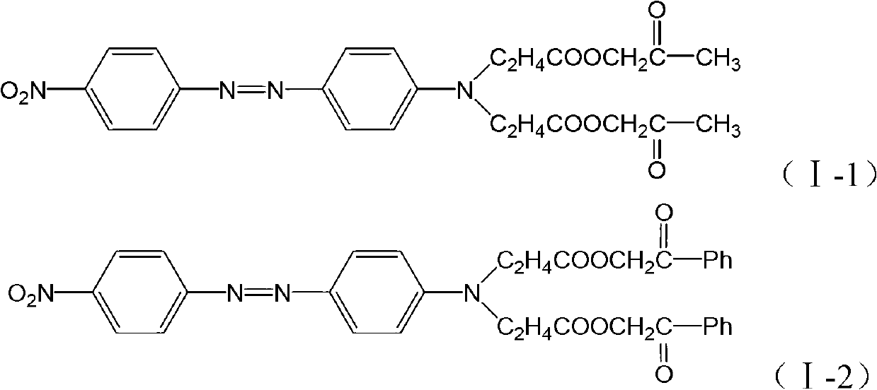 Disperse dye monomeric compound and disperse dye