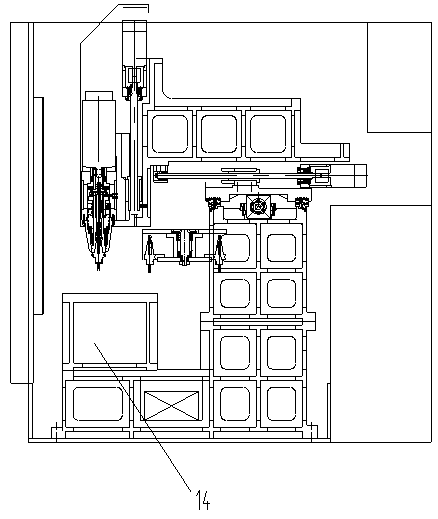 Multi-main-shaft vertical machining center