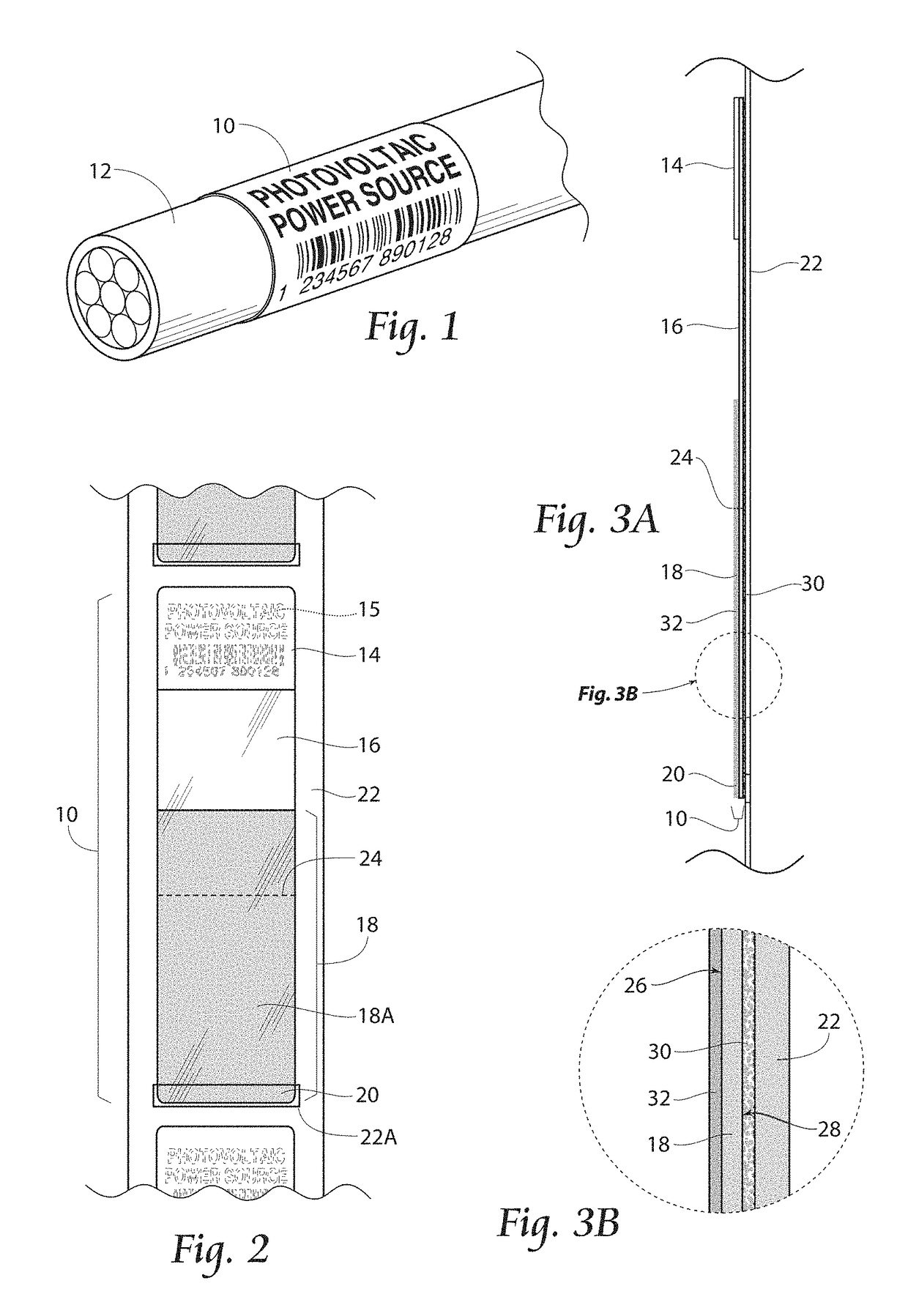 Self masking label and method