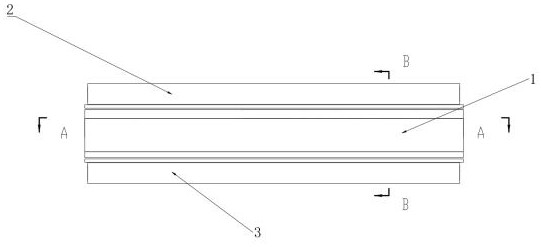 An embedded double-sided heat dissipation mosfet module package structure