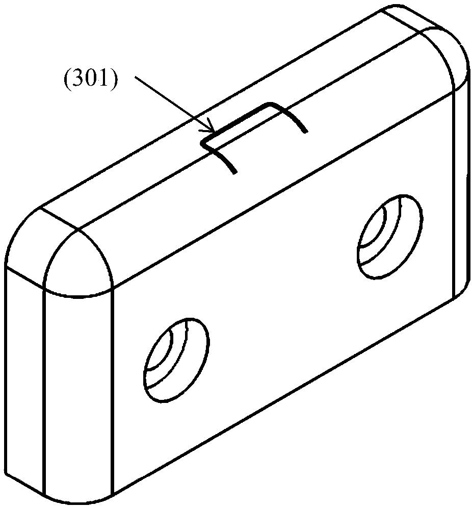 Mobile hard disk package joint-cutting and hole-opening processing device