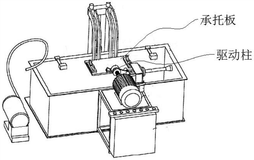 Fatigue test device for front axle steering system