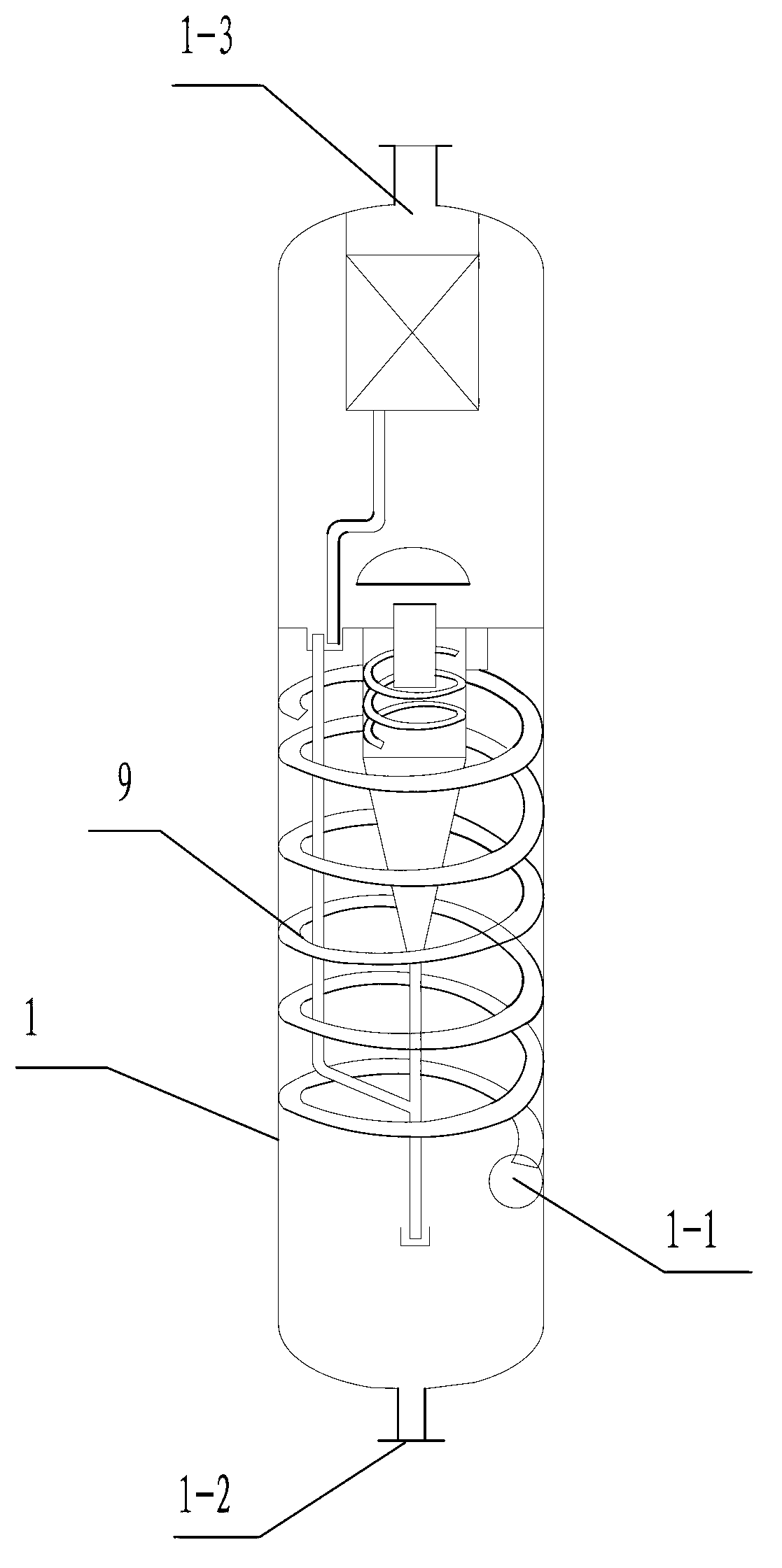 Combined gas-liquid separator
