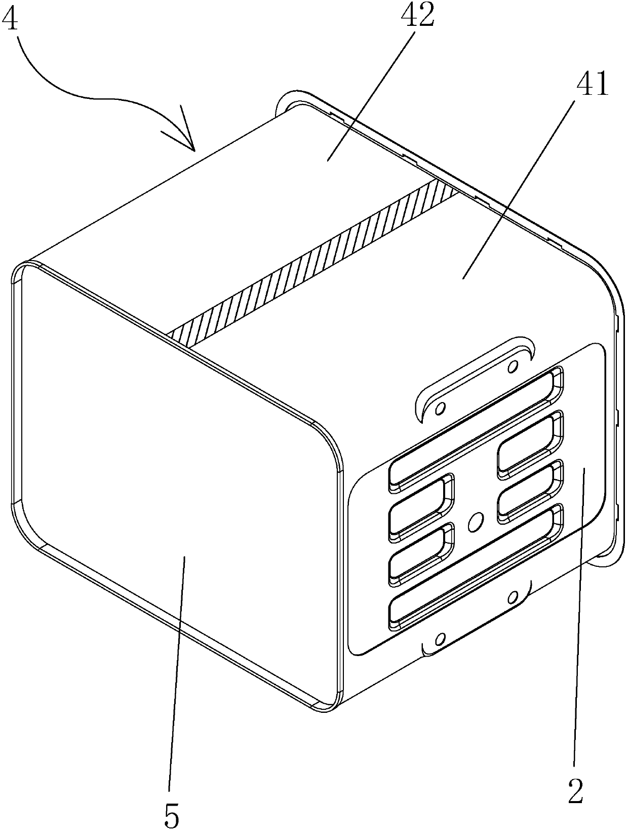 Novel oven inner container