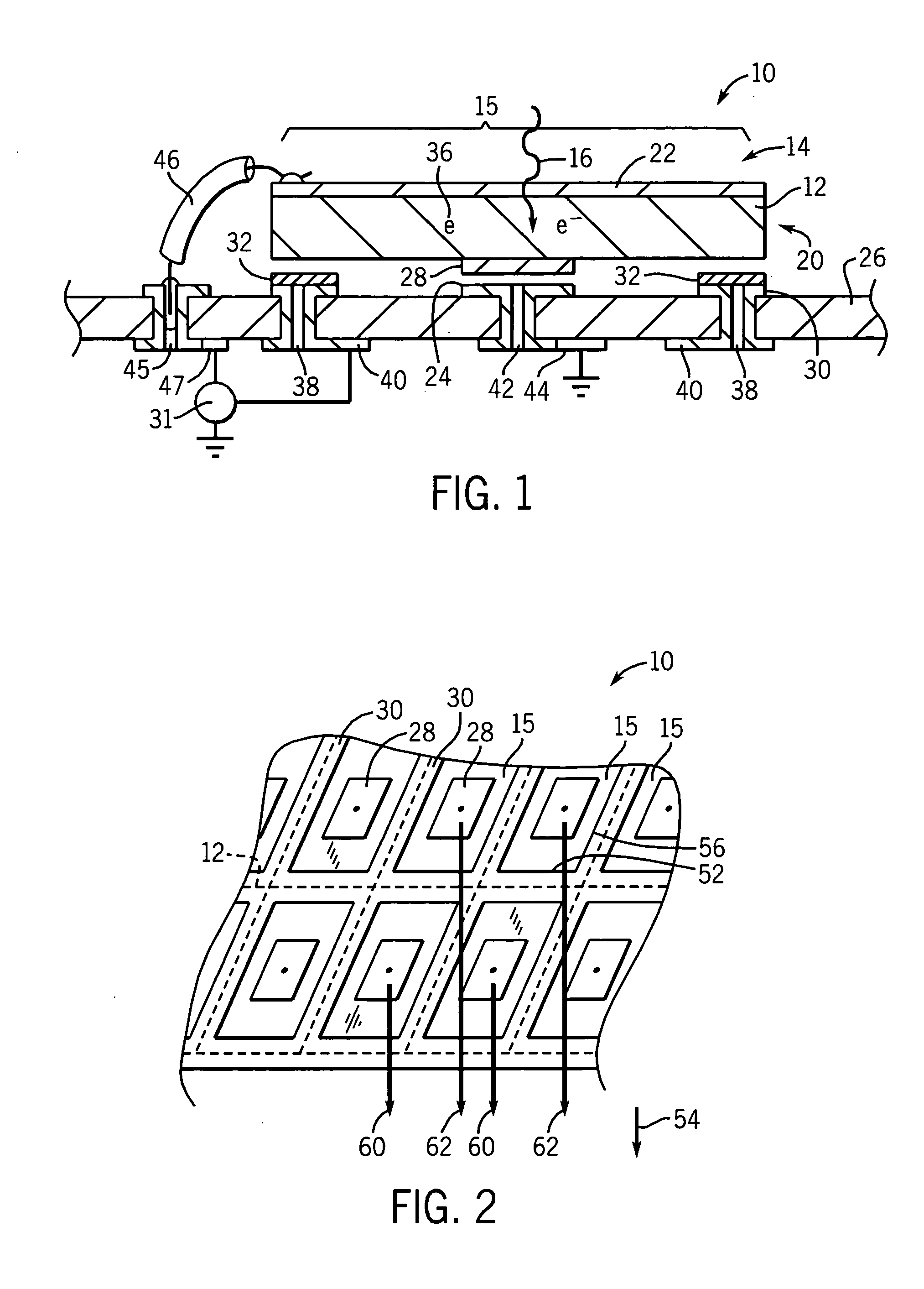 Solid-state X-ray detector with support mounted steering electrodes