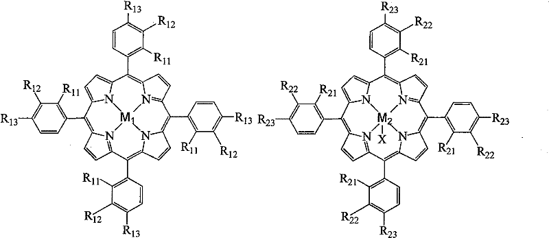 Method for preparing acetophenone by biomimetic catalytic oxidation of ethylbenzene with oxygen