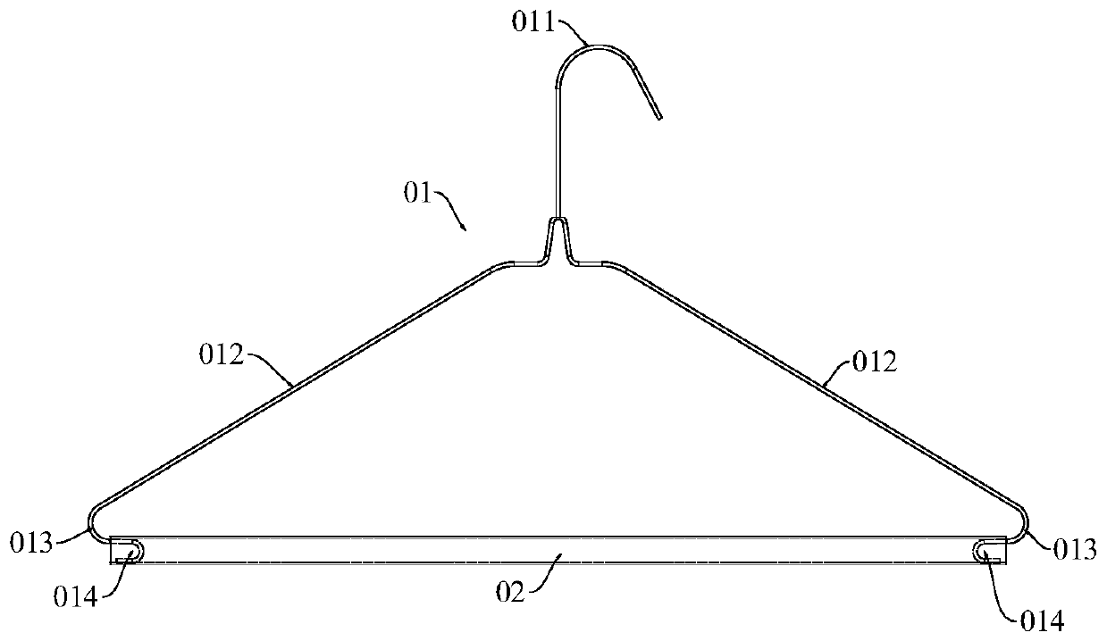 Clothes hanger production device