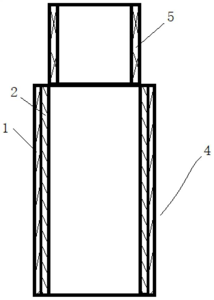 Composite electrochemical electrode and preparation method thereof