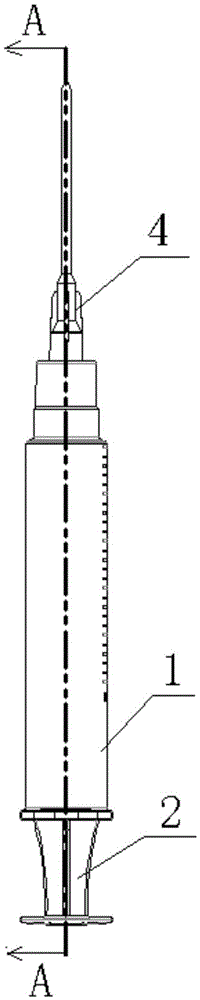 Safe self-destructing syringe