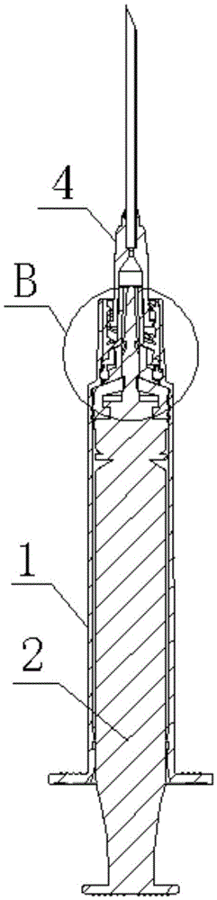 Safe self-destructing syringe