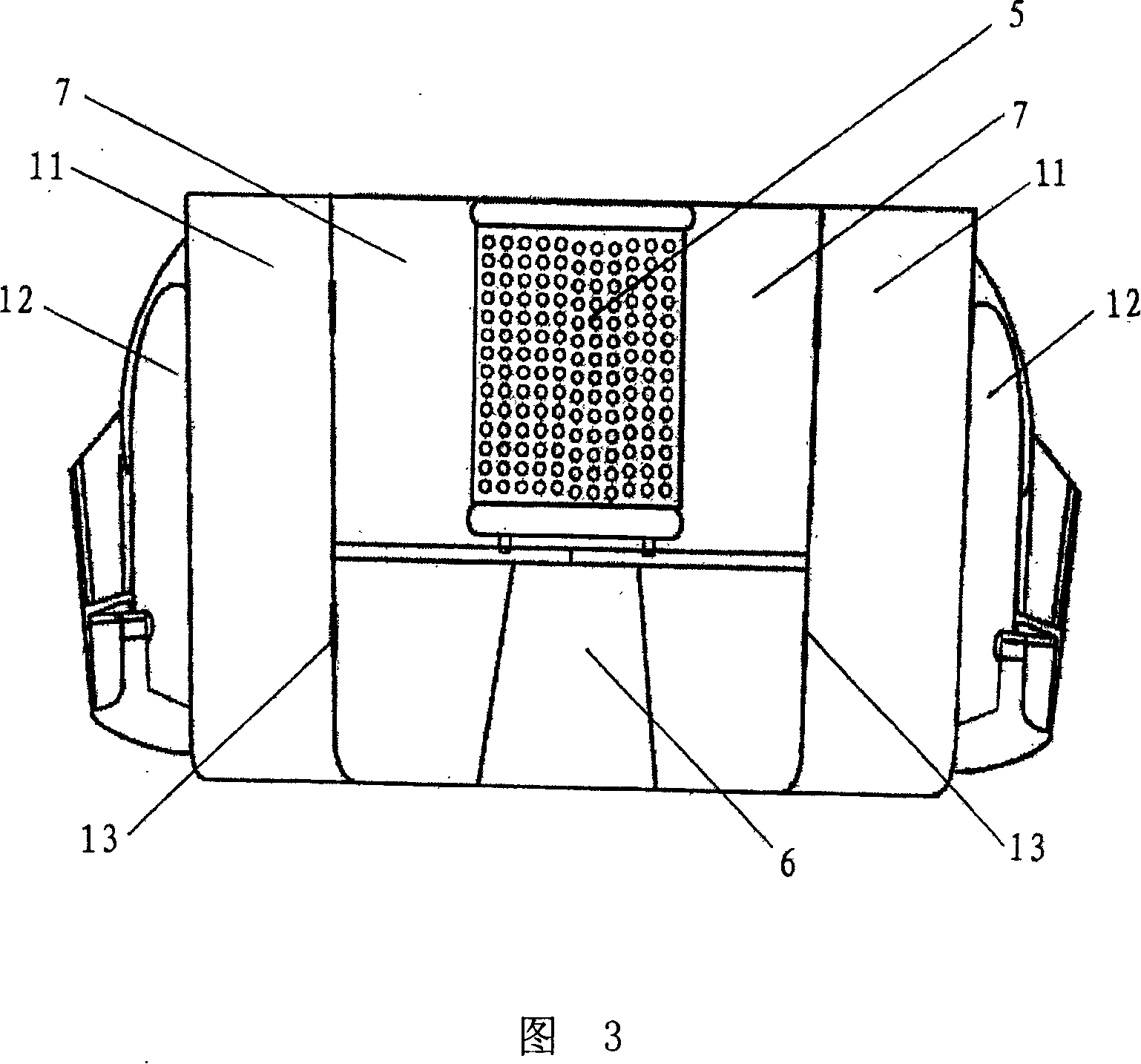 Vacuum cleaner dust-gathering cartridge