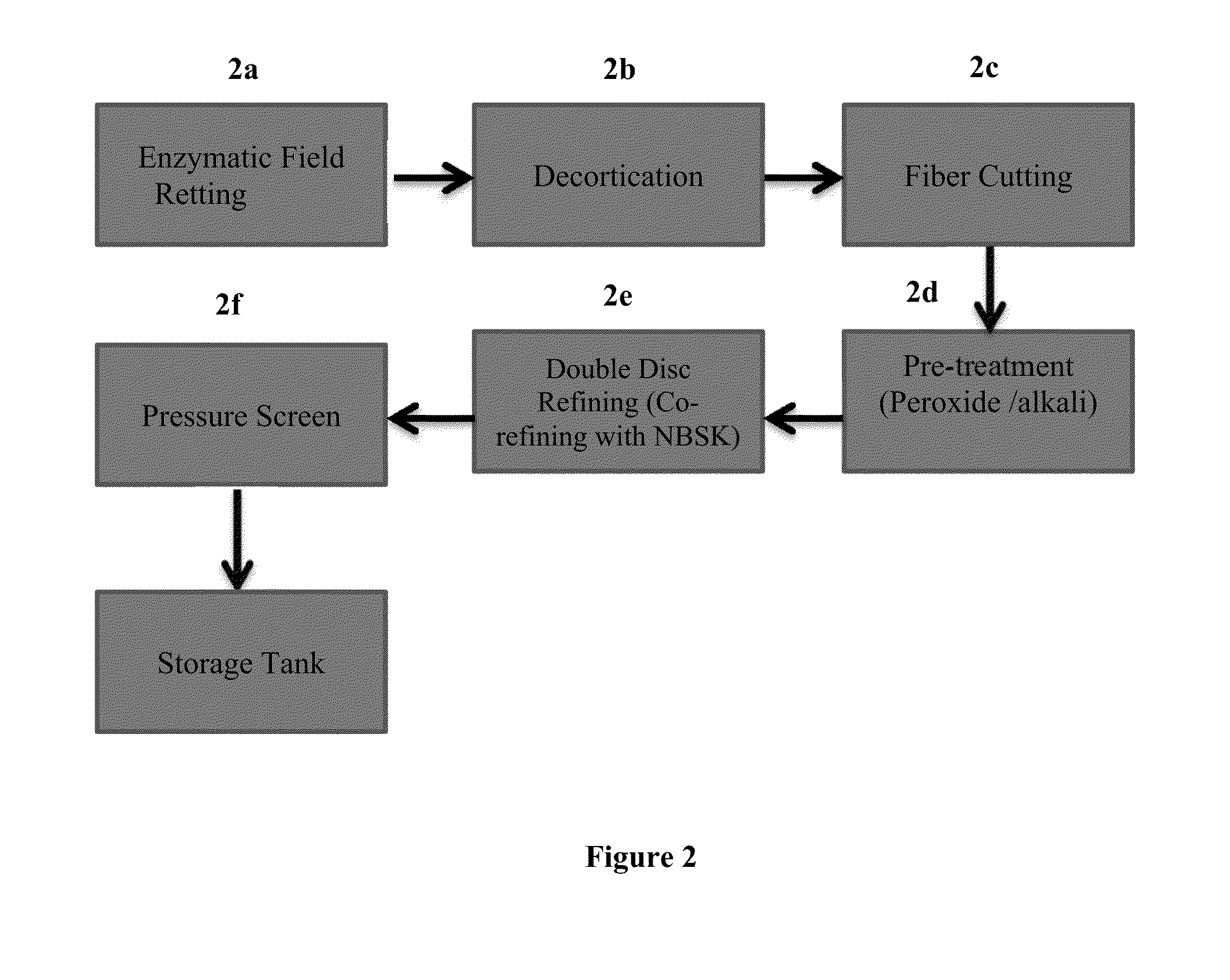 Cannabis fiber, absorbent cellulosic structures containing cannabis fiber and methods of making the same