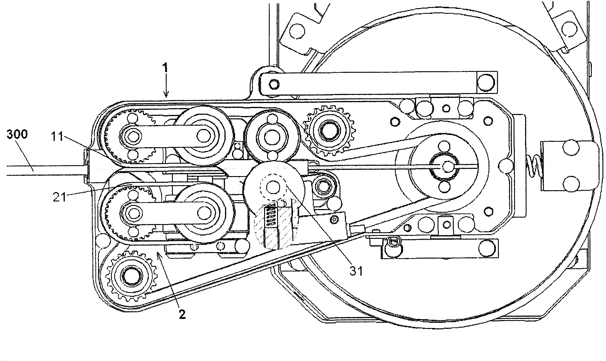 Cable supplying and rotating system