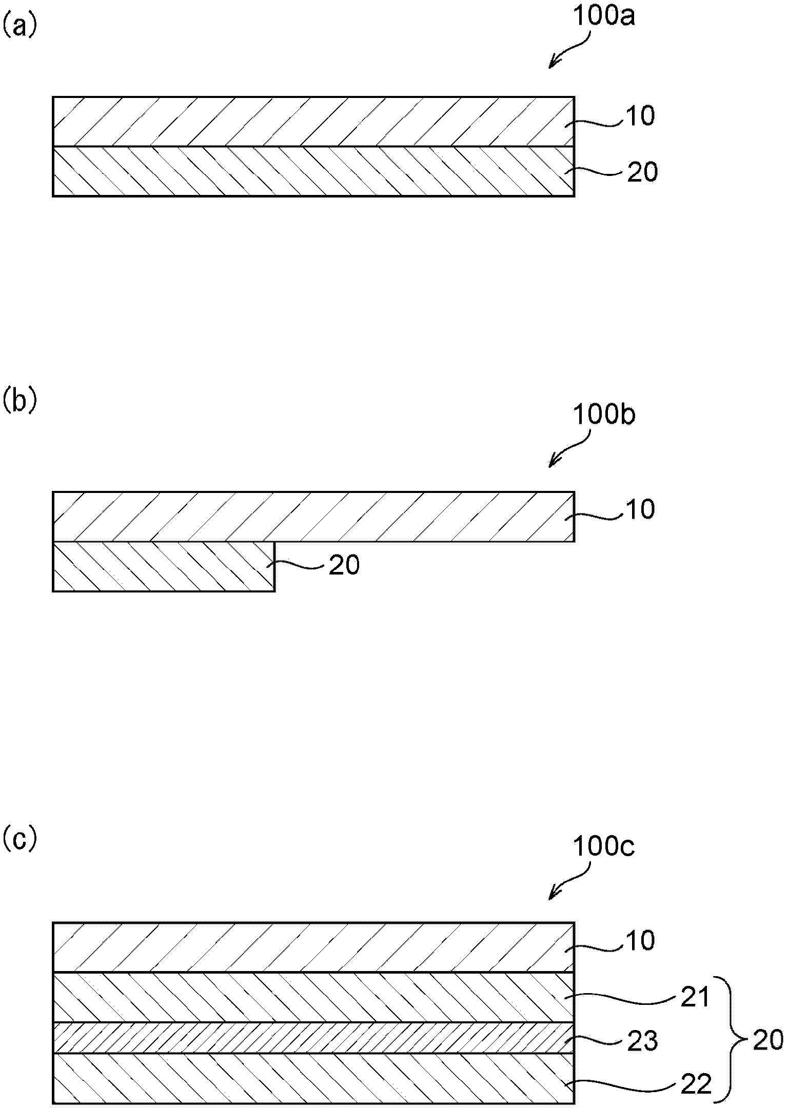 Affixed material for display