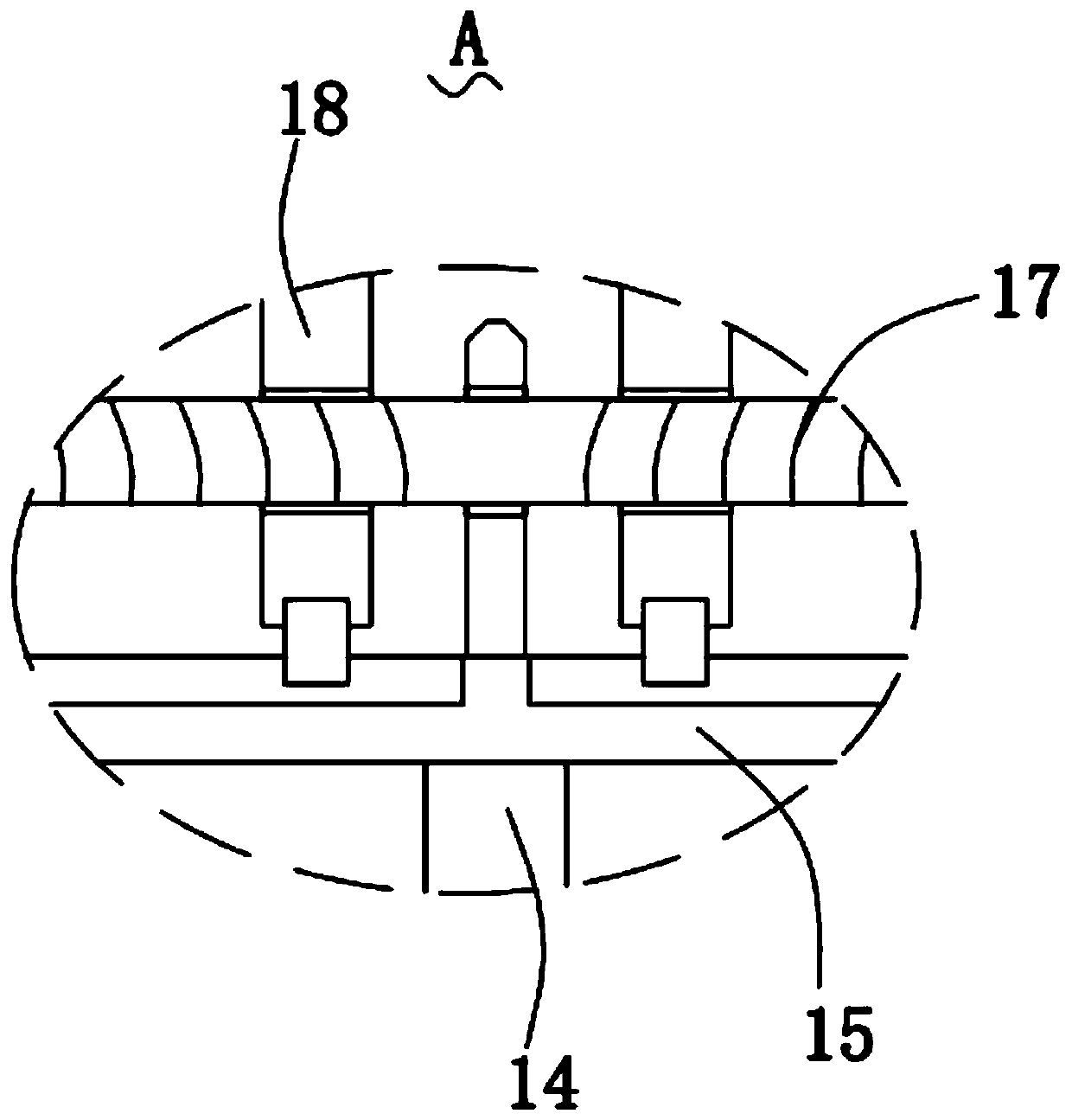 Device for changing waste roller into shared umbrella placement vehicle and manufacturing method