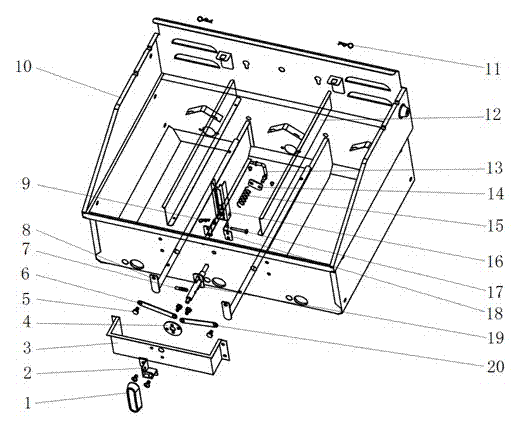 Barbecue stove with lifting barbecuing rod support