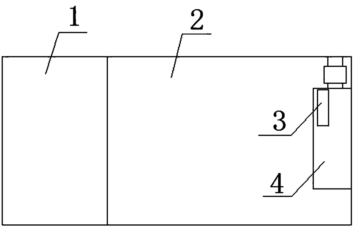 Nighttime water drinking device for captive breeding cows