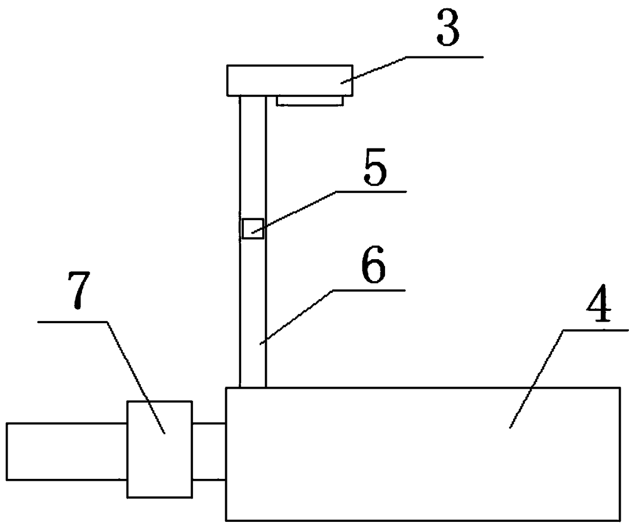 Nighttime water drinking device for captive breeding cows