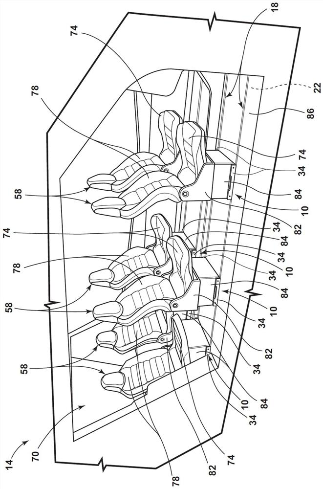 Track assembly for use in vehicle