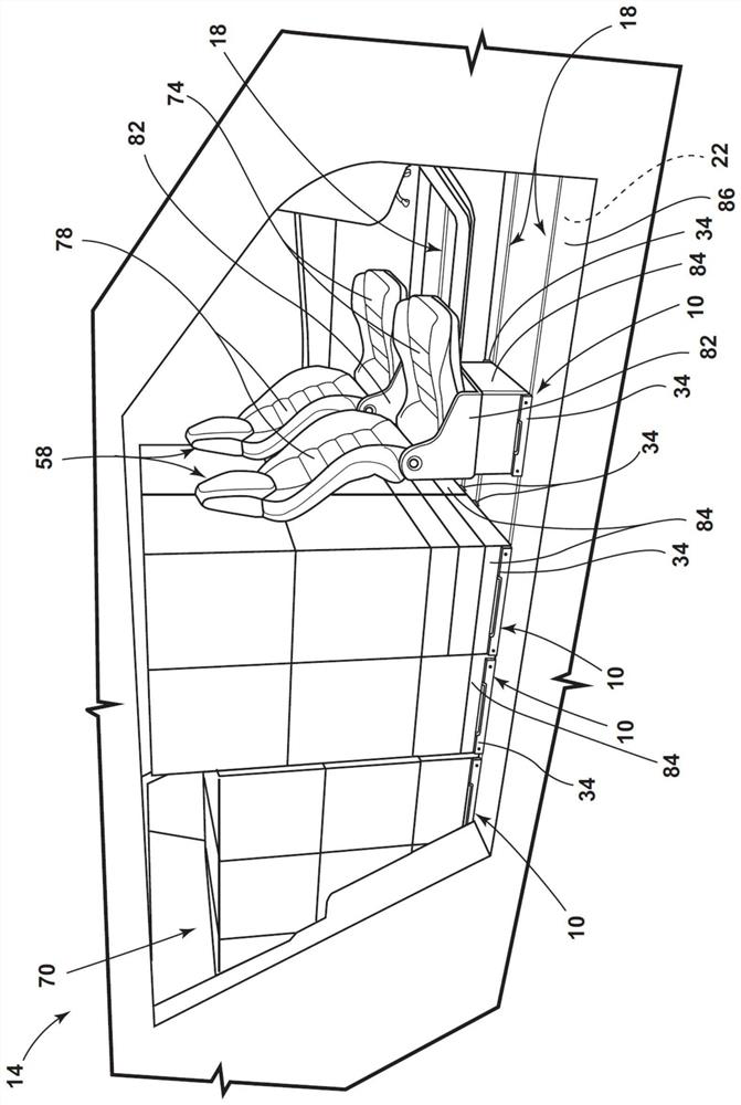 Track assembly for use in vehicle