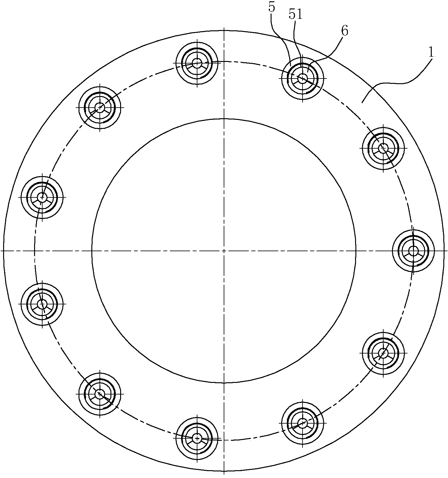 Pre-tensioning-mode centrifugal concrete pile with steel strands and manufacturing method