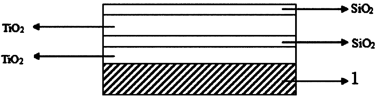 Light dual-waveband transparent armor and preparation method thereof