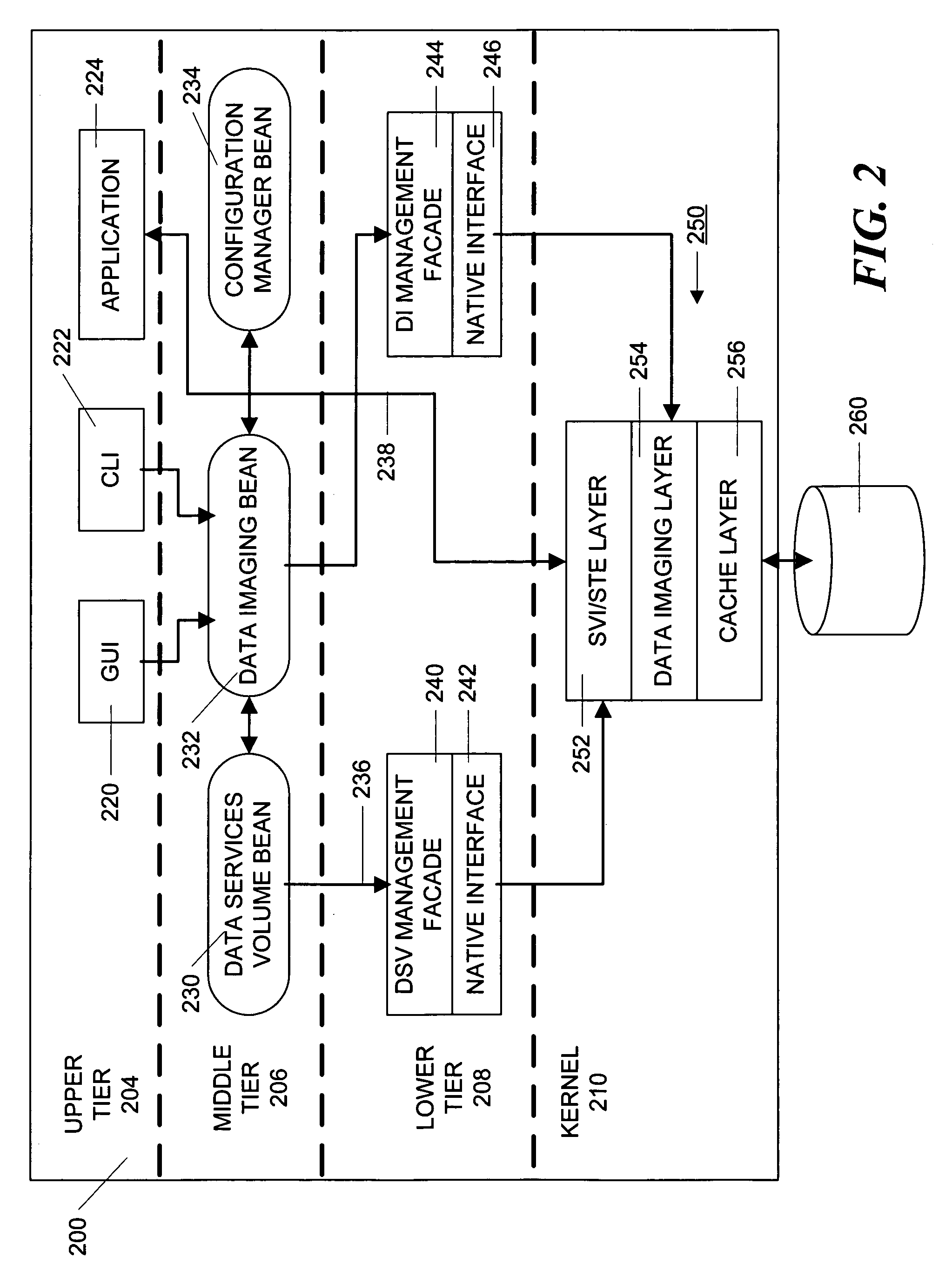 Method and apparatus for managing data imaging in a distributed computer system
