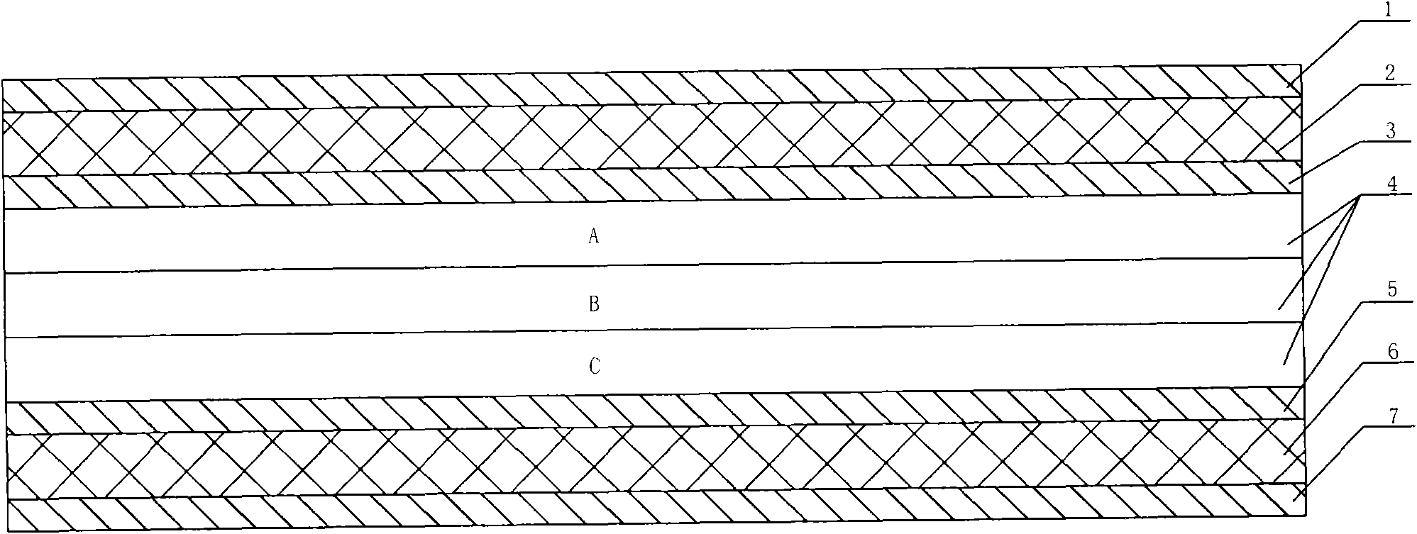 High-fluoride mixcrystal coating solar-energy photovoltaic cell back film and manufacturing method thereof