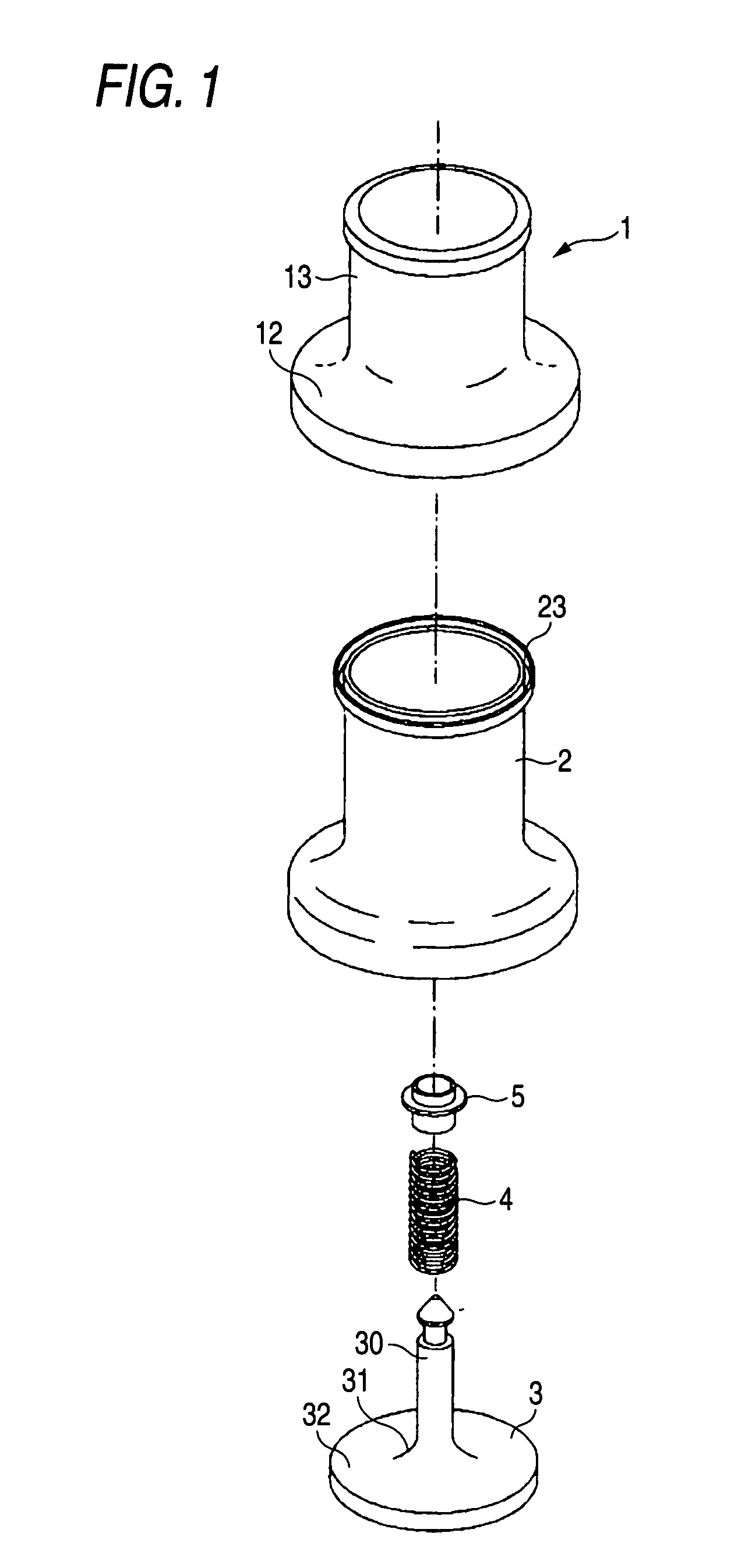 Valve device for fuel tank