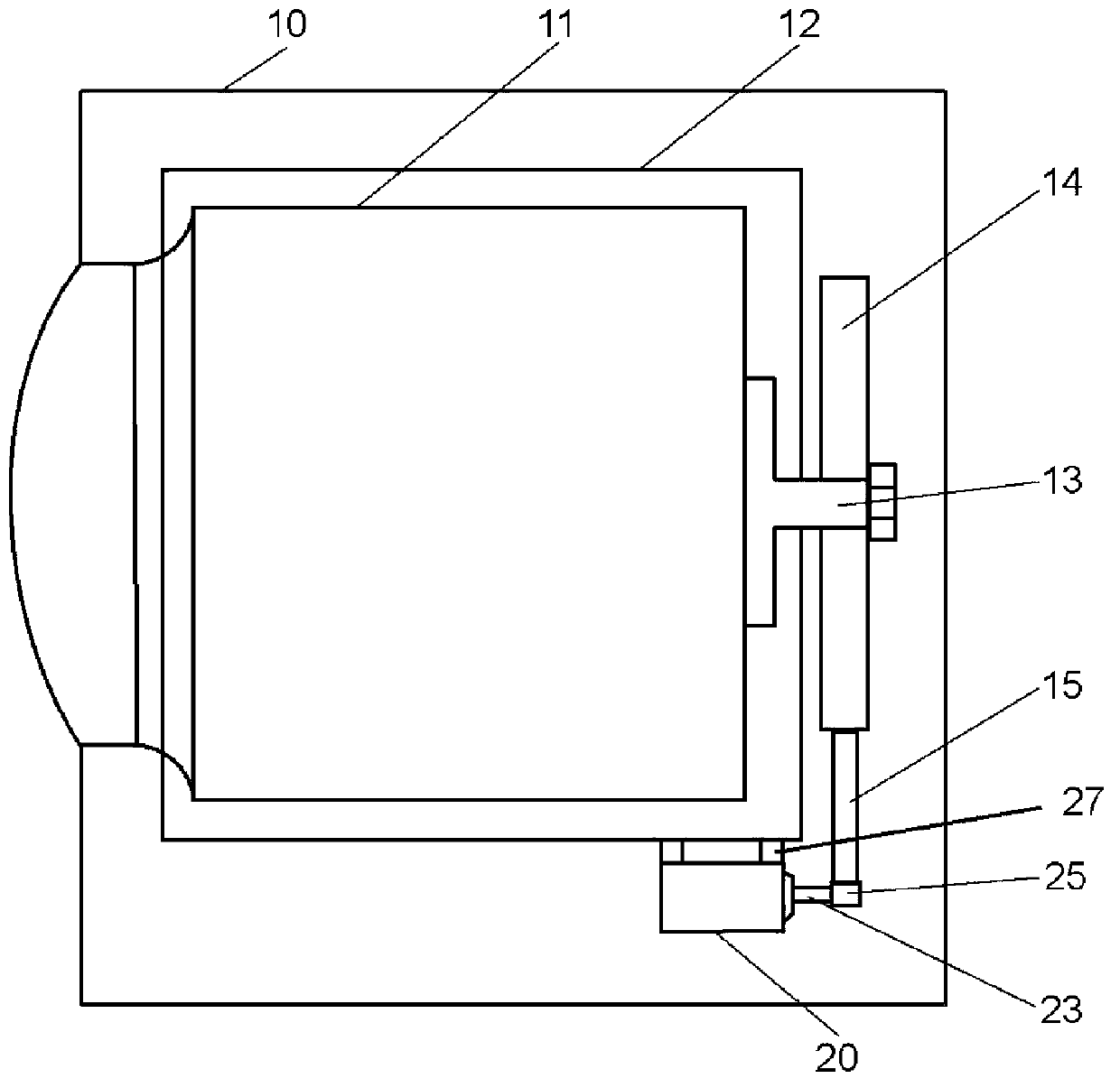 Brushless motor for washing machine and drum-type washing machine provided with same