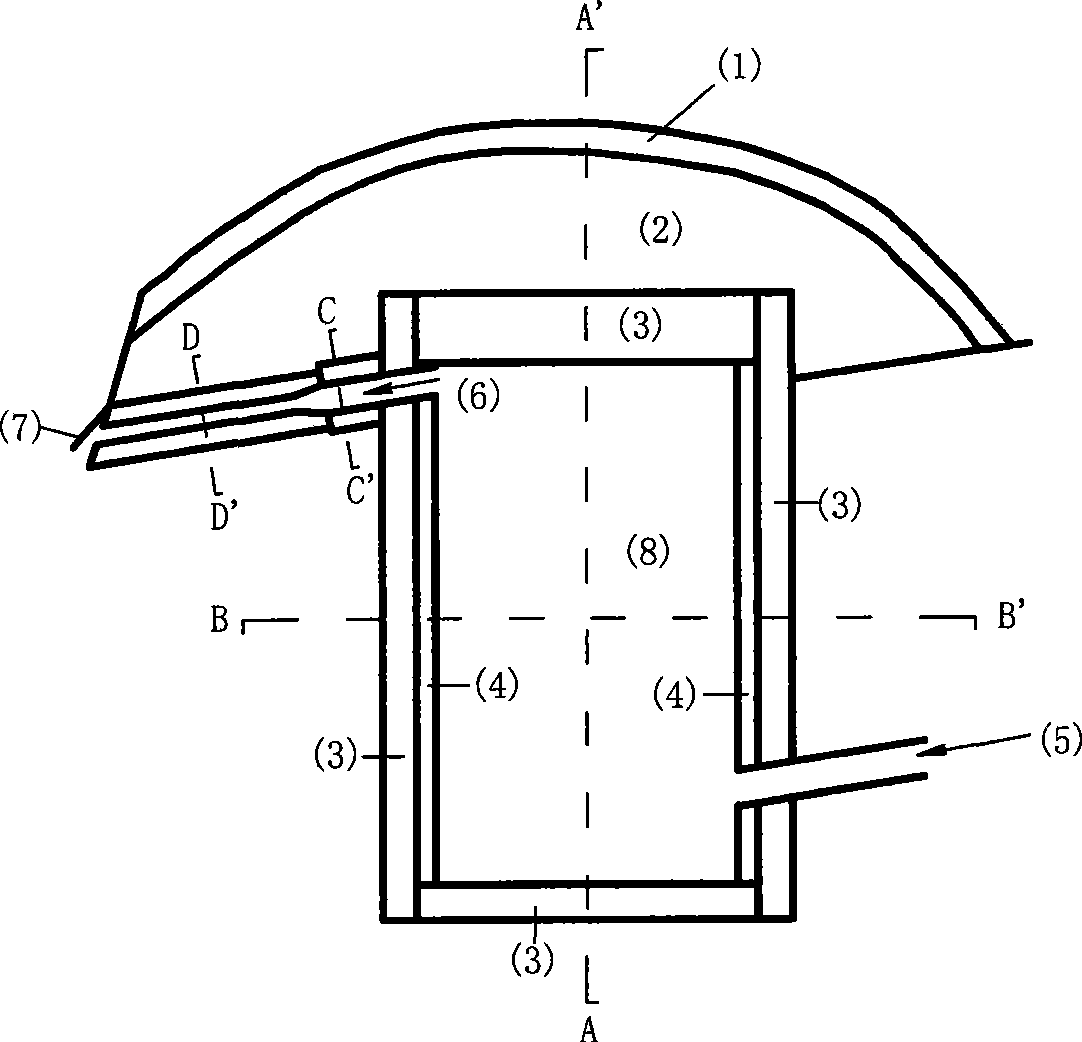 Well type heat-insulating water outlet