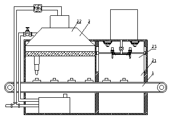 Filling machine for heparin sodium cream